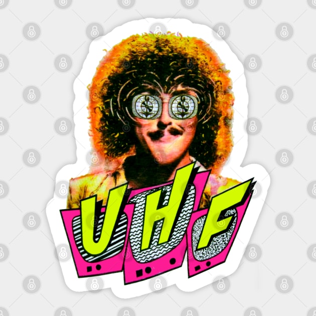 UHF Weird Al 1989 Sticker by Pop Fan Shop